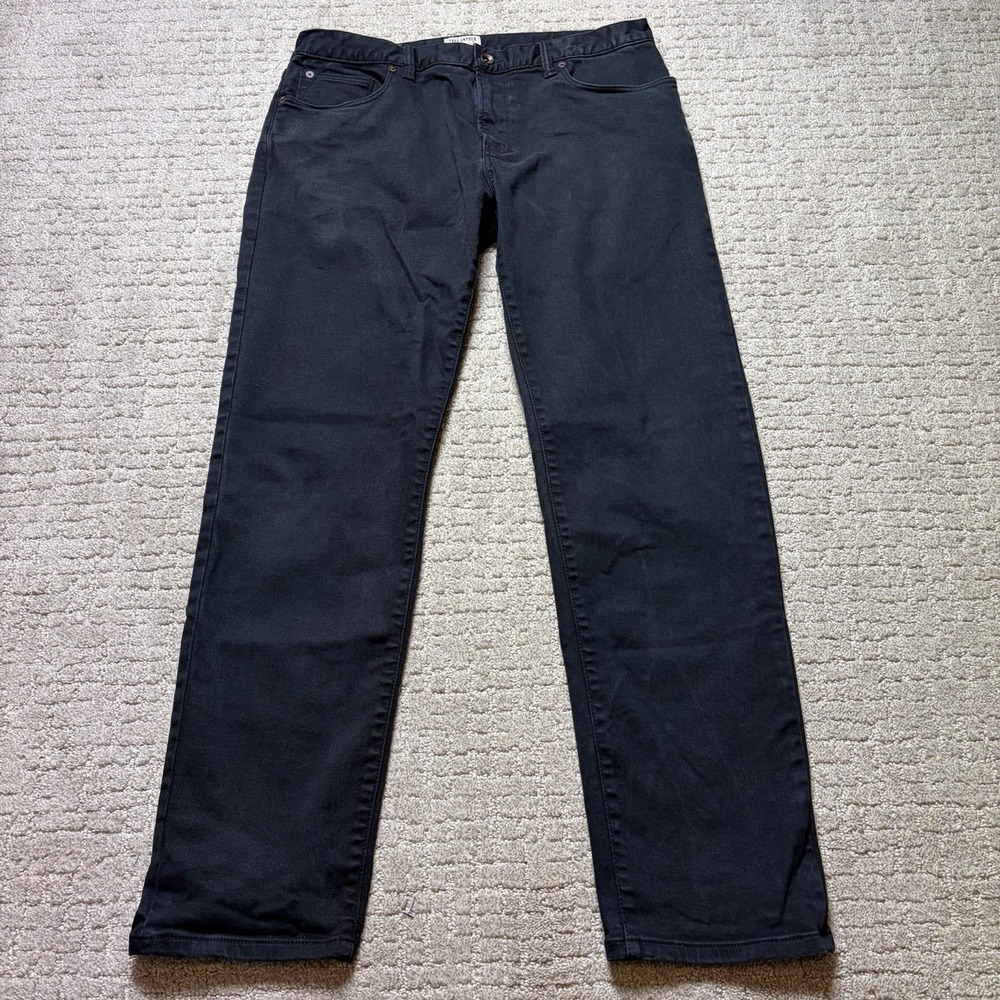 Todd Snyder Jeans 32x30 Mens Straight Fit 5 Pocket Dark Black Denim Minimalist